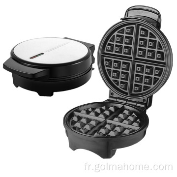 4 tranches de gaufres de gaufre-petit déjeuner électrique fabricant de gaufres pour la machine de gaufre omelette / pénis 1200W